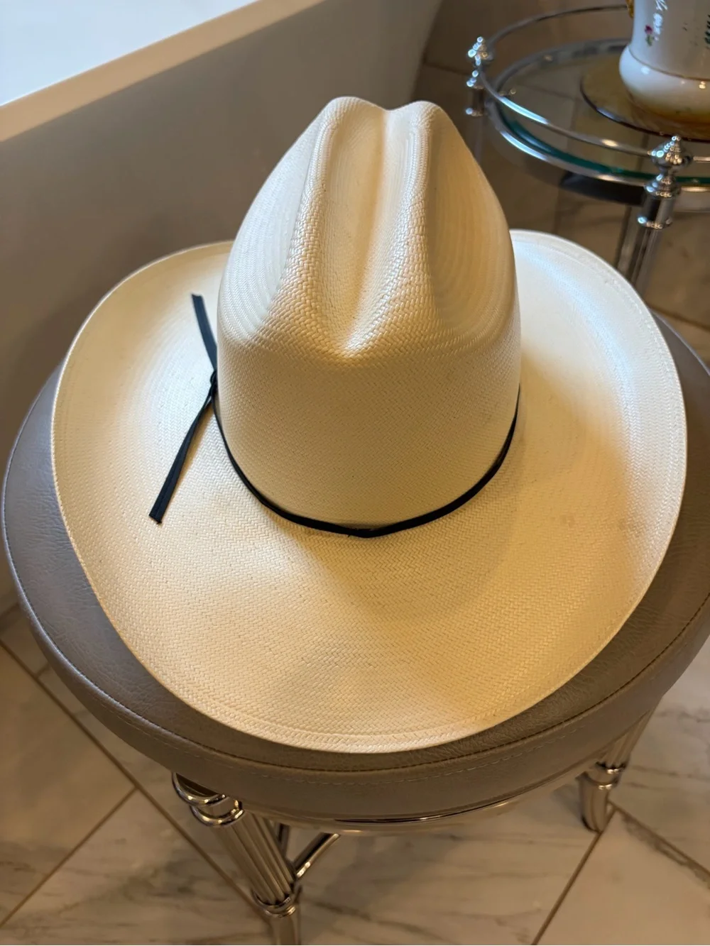 Stetson Unisex 6 3/4 Straw Cowboy Hat Cream